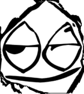 😏 emoji Distortion TrollFace | @The_Last_Nam_Nam Telegram sticker 22 of 65