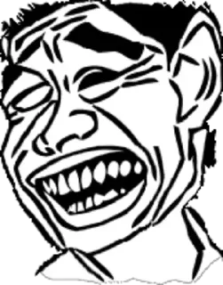 😂 emoji Distortion TrollFace | @The_Last_Nam_Nam Telegram sticker 19 of 65