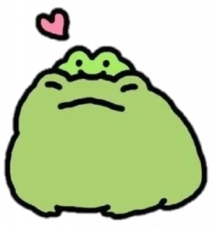 💚 emoji Cutesy frog @toobittertoeatcookies Telegram sticker 6 of 52