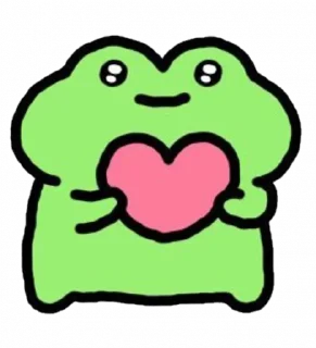 💚 emoji Cutesy frog @toobittertoeatcookies Telegram sticker 16 of 52