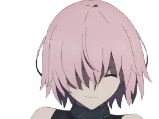 😣 emoji Fate/GO 🛡 Mash Kyrielight Telegram sticker 7 of 67