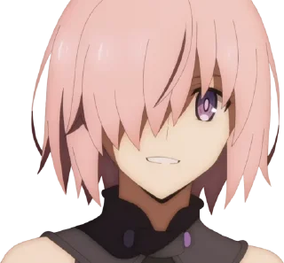 🙂 emoji Fate/GO 🛡 Mash Kyrielight Telegram sticker 16 of 67