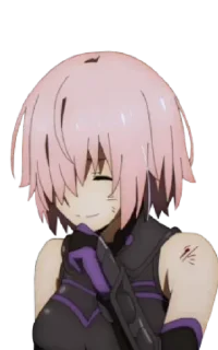 😂 emoji Fate/GO 🛡 Mash Kyrielight Telegram sticker 11 of 67