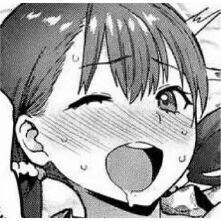 Sticker from @the_channels_of_walter Ahegao Hentai.