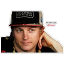 Sticker from Kimi Räikkönen - F1iran.com