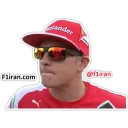 😕 emoji Kimi Räikkönen - F1iran.com Telegram sticker 8 of 22