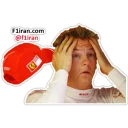 😟 emoji Kimi Räikkönen - F1iran.com Telegram sticker 20 of 22