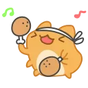 💃 emoji 𓄂Or⃑αƞɢ⃬ᴇ Cα͢ᴘoo @HANGSEED𖨘 Telegram sticker 6 of 20