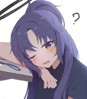 🌟 emoji Hayase Yuuka ¤ @KesitoMania Telegram sticker 6 of 64