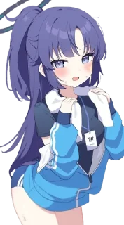 🌟 emoji Hayase Yuuka ¤ @KesitoMania Telegram sticker 13 of 64