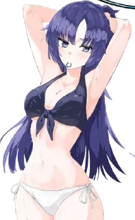 🌟 emoji Hayase Yuuka ¤ @KesitoMania Telegram sticker 22 of 64