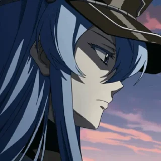 ➿ emoji ᳀ Esdeath ༐ @ot_anime Telegram sticker 16 of 25