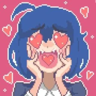 😍 emoji Skye @MyselfMeandIo Telegram sticker 17 of 50