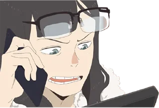 📞 emoji Kanamori Sayaka - @bourros Telegram sticker 5 of 25