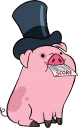 🐽 emoji Gravity Falls Telegram sticker 16 of 90