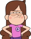 😒 emoji Gravity Falls Telegram sticker 7 of 90