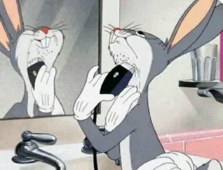 🐰 emoji BUGS BUNNY Telegram sticker 16 of 23