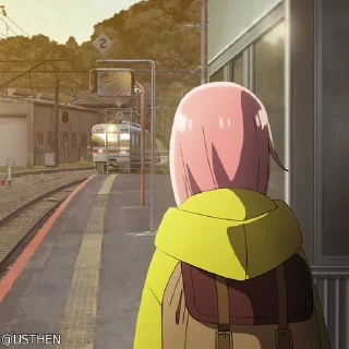 🚉 emoji @usthen Yuru Camp△ S3 Telegram sticker 10 of 15