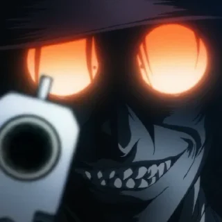 🍷 emoji Hellsing Telegram sticker 17 of 120