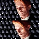 😢 emoji David Bowie Telegram sticker 21 of 21