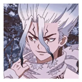 🧪 emoji ✓ DR JO¥C£ { DR SENKU} ✓ Telegram sticker 22 of 60