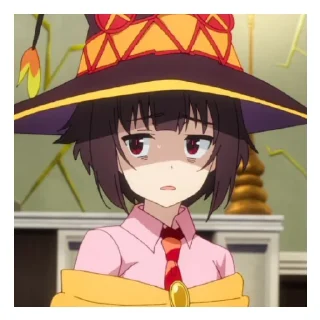 😰 emoji MEGUMIN(TOMEKI) Telegram sticker 5 of 44