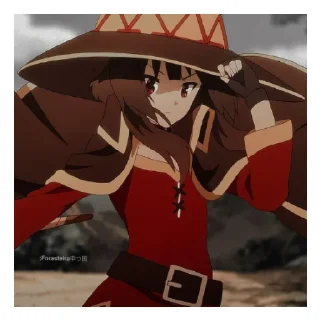 😄 emoji MEGUMIN(TOMEKI) Telegram sticker 8 of 44