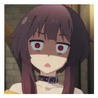 😐 emoji MEGUMIN(TOMEKI) Telegram sticker 19 of 44