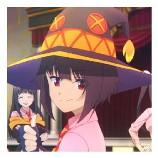 😄 emoji MEGUMIN(TOMEKI) Telegram sticker 23 of 44