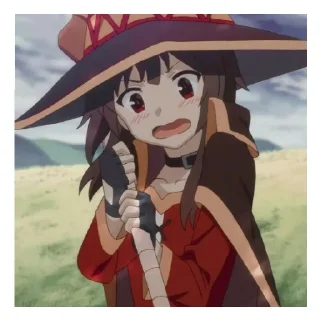😳 emoji MEGUMIN(TOMEKI) Telegram sticker 7 of 44