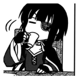 🧐 emoji MEGUMIN(TOMEKI) Telegram sticker 12 of 44