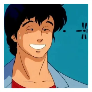 😅 emoji NICKY LARSON [@just_tomeki] Telegram sticker 14 of 44