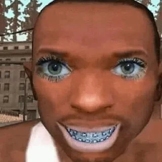 👨 emoji carl johnson (xalo8) Telegram sticker 9 of 58