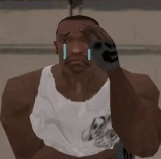 👨 emoji carl johnson (xalo8) Telegram sticker 17 of 58