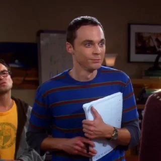 🧠 emoji ャ. Sheldon Cooper ；@Unince . Telegram sticker 19 of 60