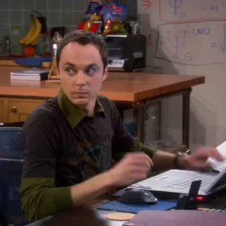 🧠 emoji ャ. Sheldon Cooper ；@Unince . Telegram sticker 4 of 60