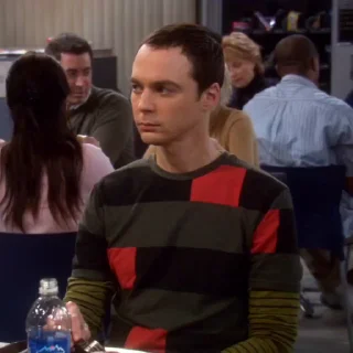 🧠 emoji ャ. Sheldon Cooper ；@Unince . Telegram sticker 22 of 60
