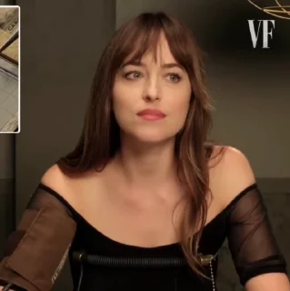 🤍 emoji DAKOTA JOHNSON Telegram sticker 14 of 19