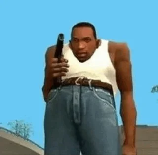 👨 emoji carl johnson (xalo8) Telegram sticker 11 of 58