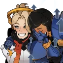 👭 emoji Overwatch Memes Telegram sticker 8 of 44