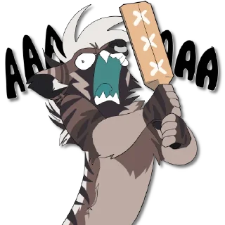 😤 emoji Switch Hyena Telegram sticker 15 of 67