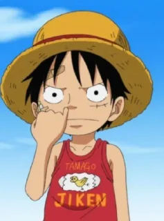 ☠ emoji " OnePiece HEHE " ( @Katsu_exe ) Telegram sticker 9 of 100