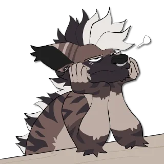 😴 emoji Switch Hyena Telegram sticker 5 of 67