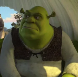 Sticker from SHREK