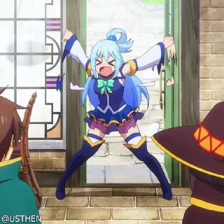 😖 emoji @usthen KonoSuba S3 Telegram sticker 10 of 63