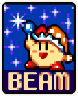 😃 emoji Kirby Super Star Cards - @Lyrx997 Telegram sticker 11 of 56