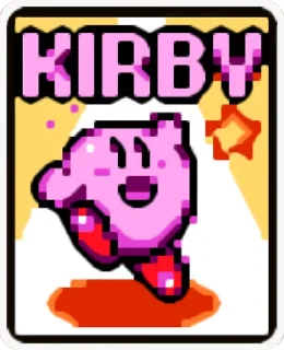 Sticker from Kirby Super Star Cards - @Lyrx997