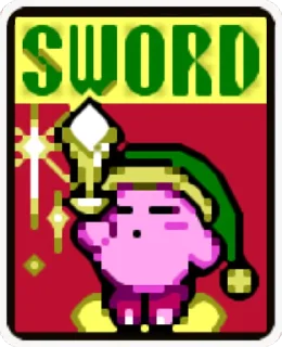 😤 emoji Kirby Super Star Cards - @Lyrx997 Telegram sticker 6 of 56