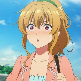 😯 emoji Nanako Kogure @StickersofAnime Telegram sticker 12 of 42