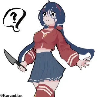 🔪 emoji 🔪🩸 | Crazy Mita @KurumiFan Telegram sticker 22 of 120
